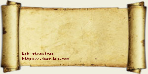 Isidora Milojković vizit kartica